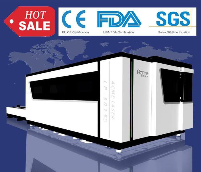 2019 new design fully enclosed metal sheet fiber laser cutting machine